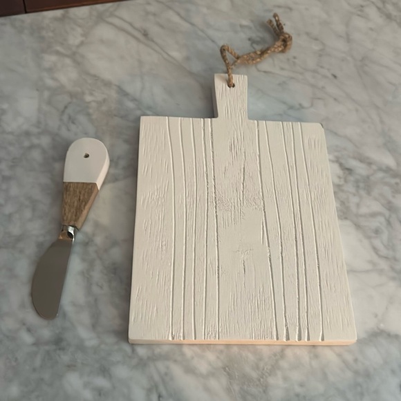 Cheese board white and wood - Picture 4 of 4